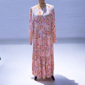 Floral Tiered Dress size L For the Republic